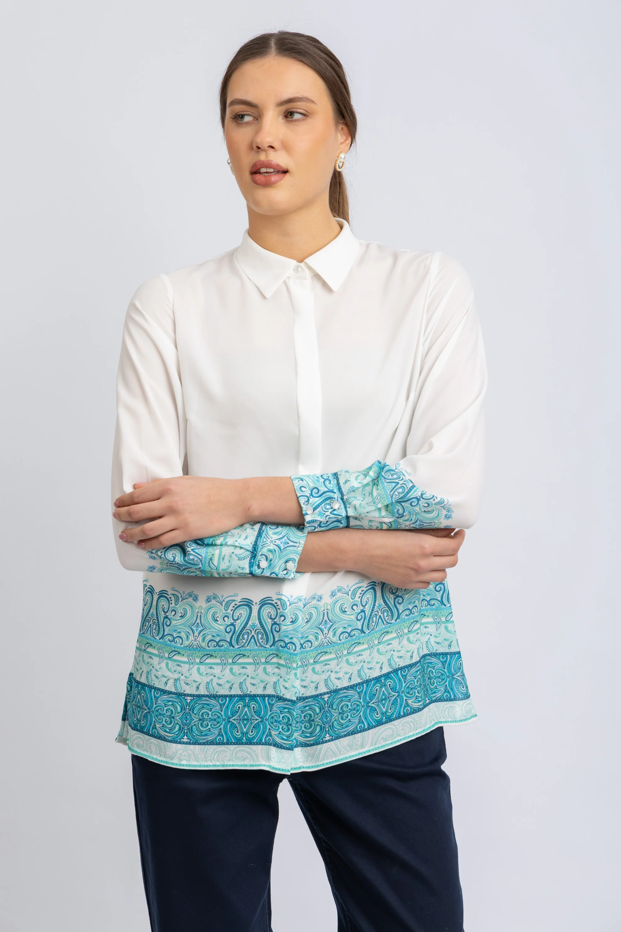 chiffon shirt - Image 2