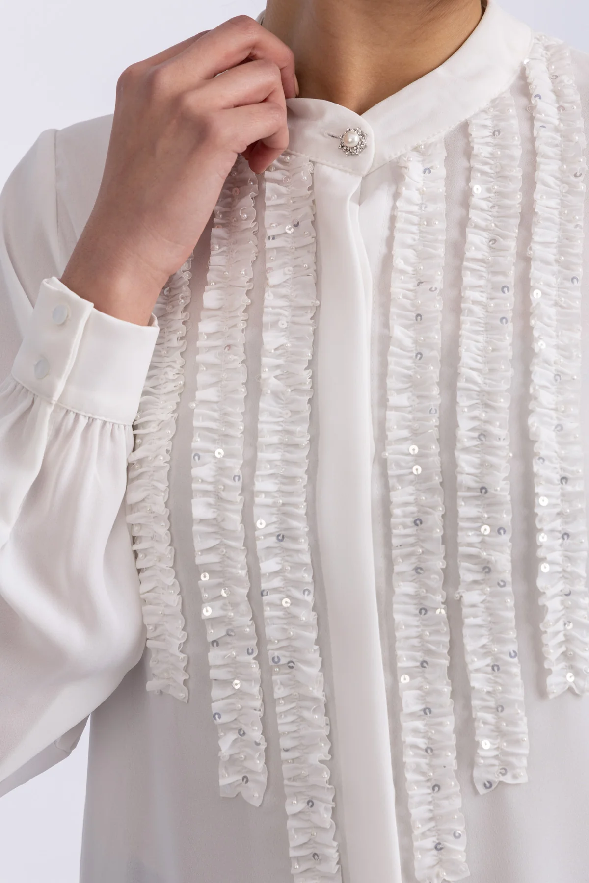 chiffon shirt - Image 6