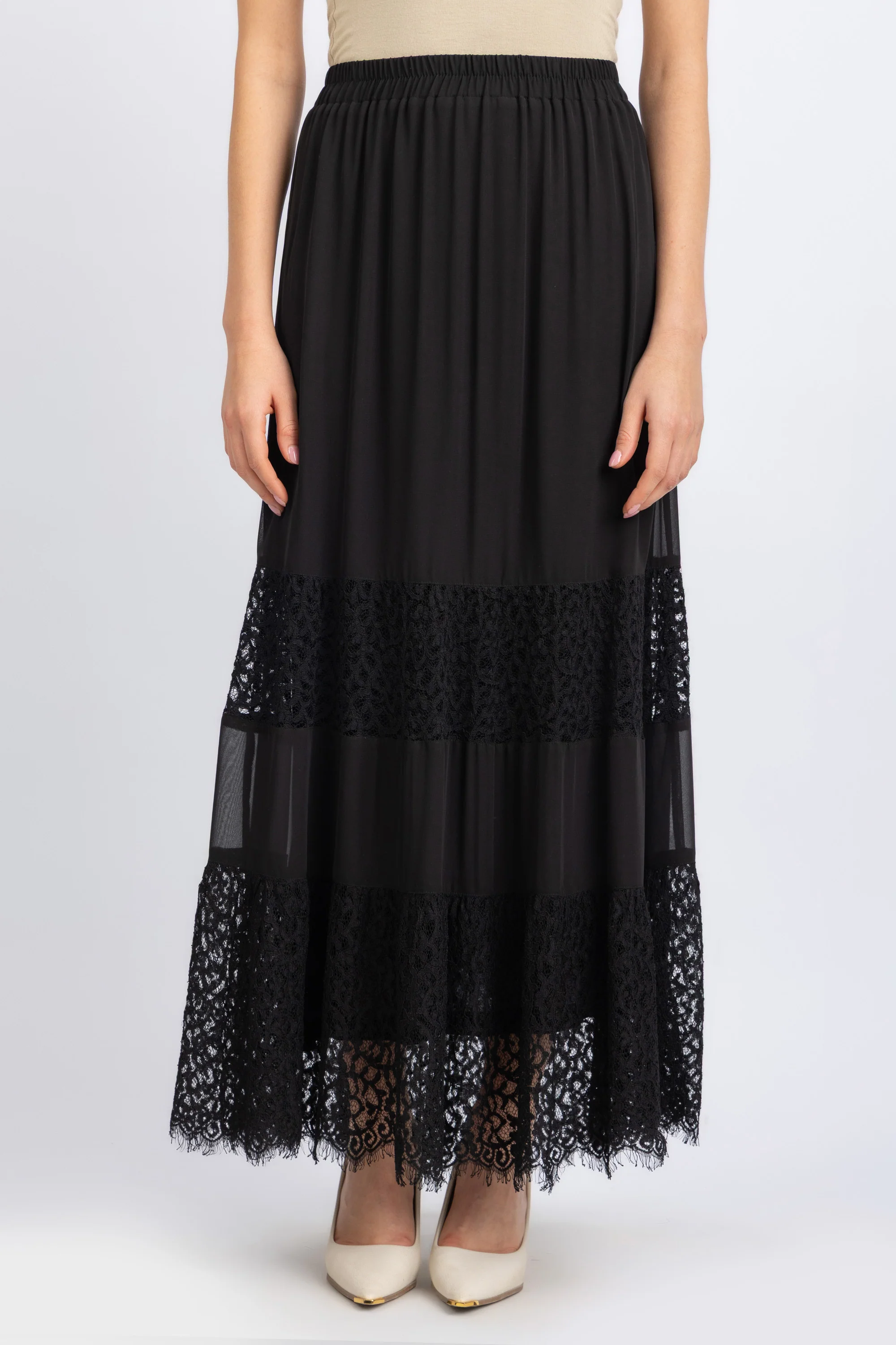 chiffon skirt
