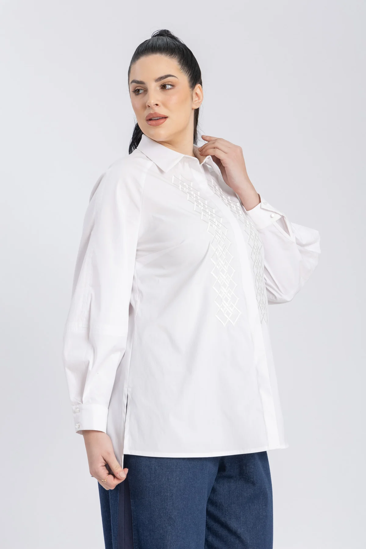 cotton poplin shirt - Image 6