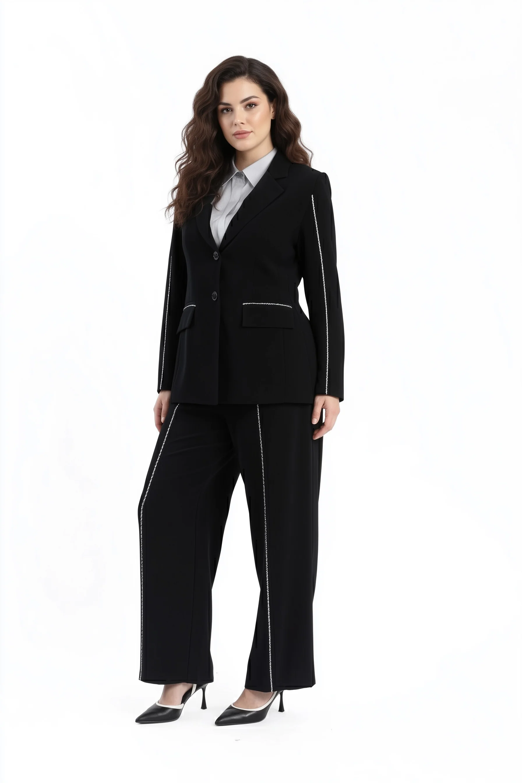 crepe jacket - Image 3