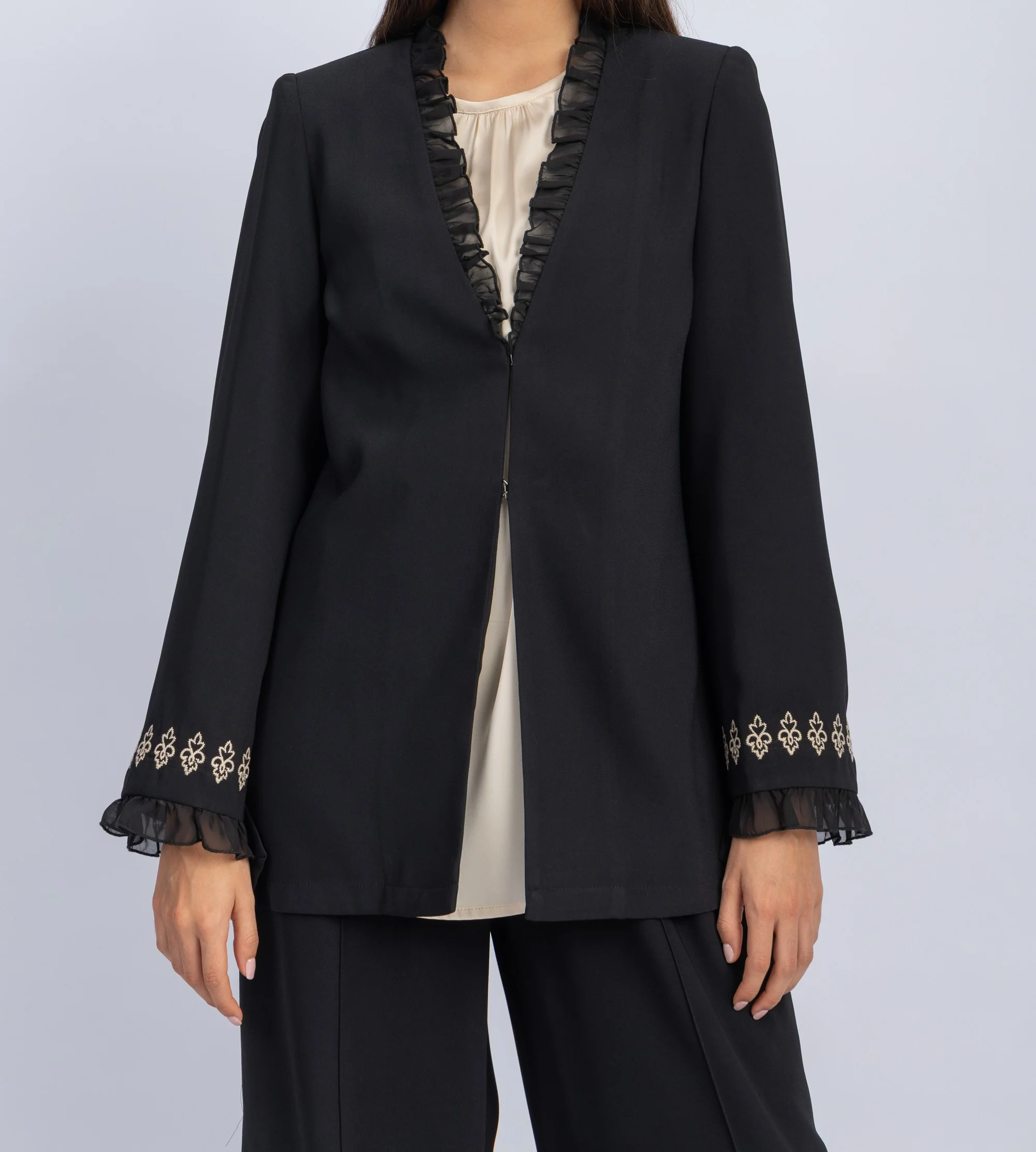 crepe jacket - Image 2