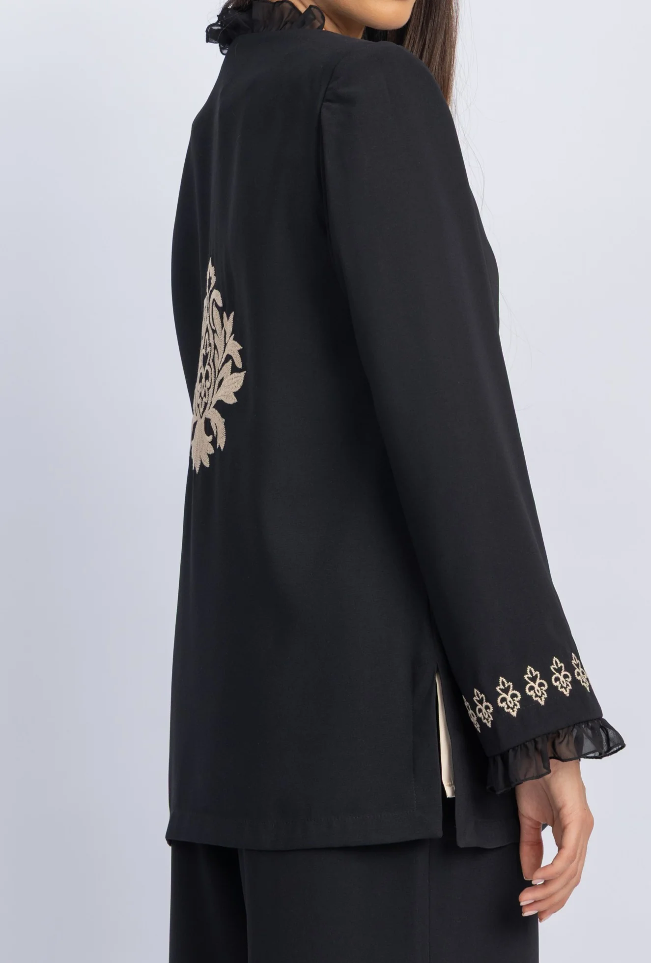 crepe jacket - Image 3
