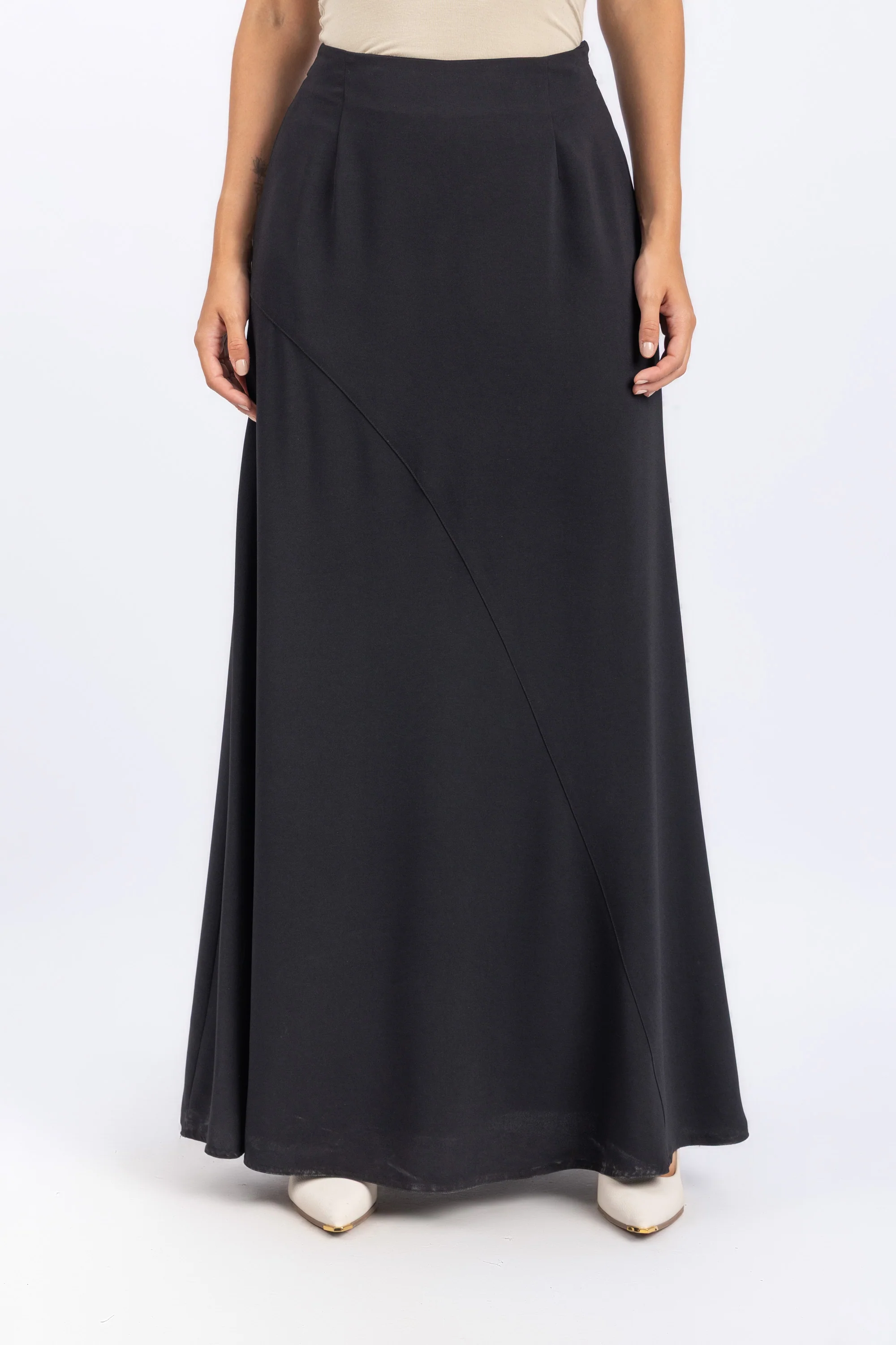 crepe skirt