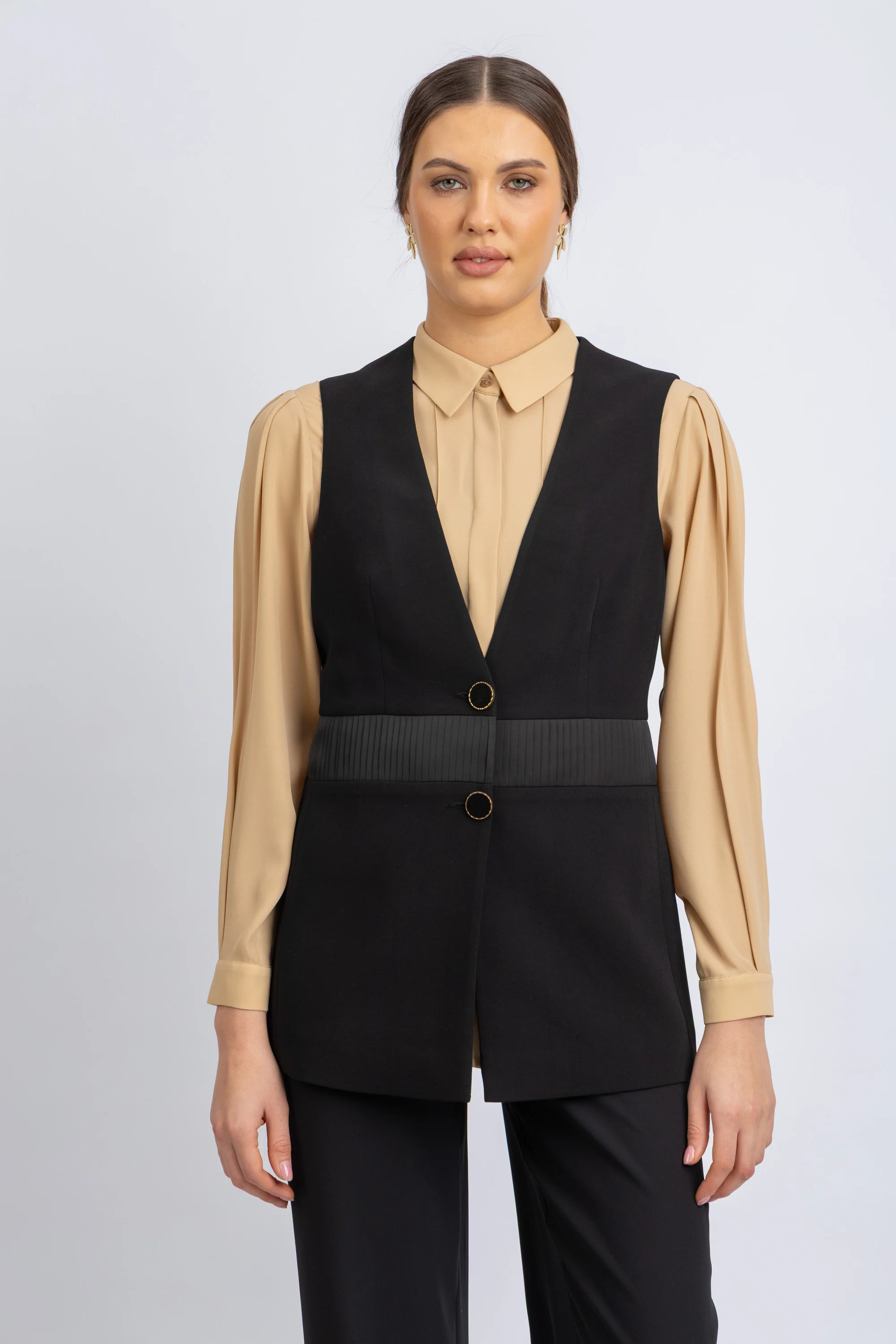 crepe vest - Image 3
