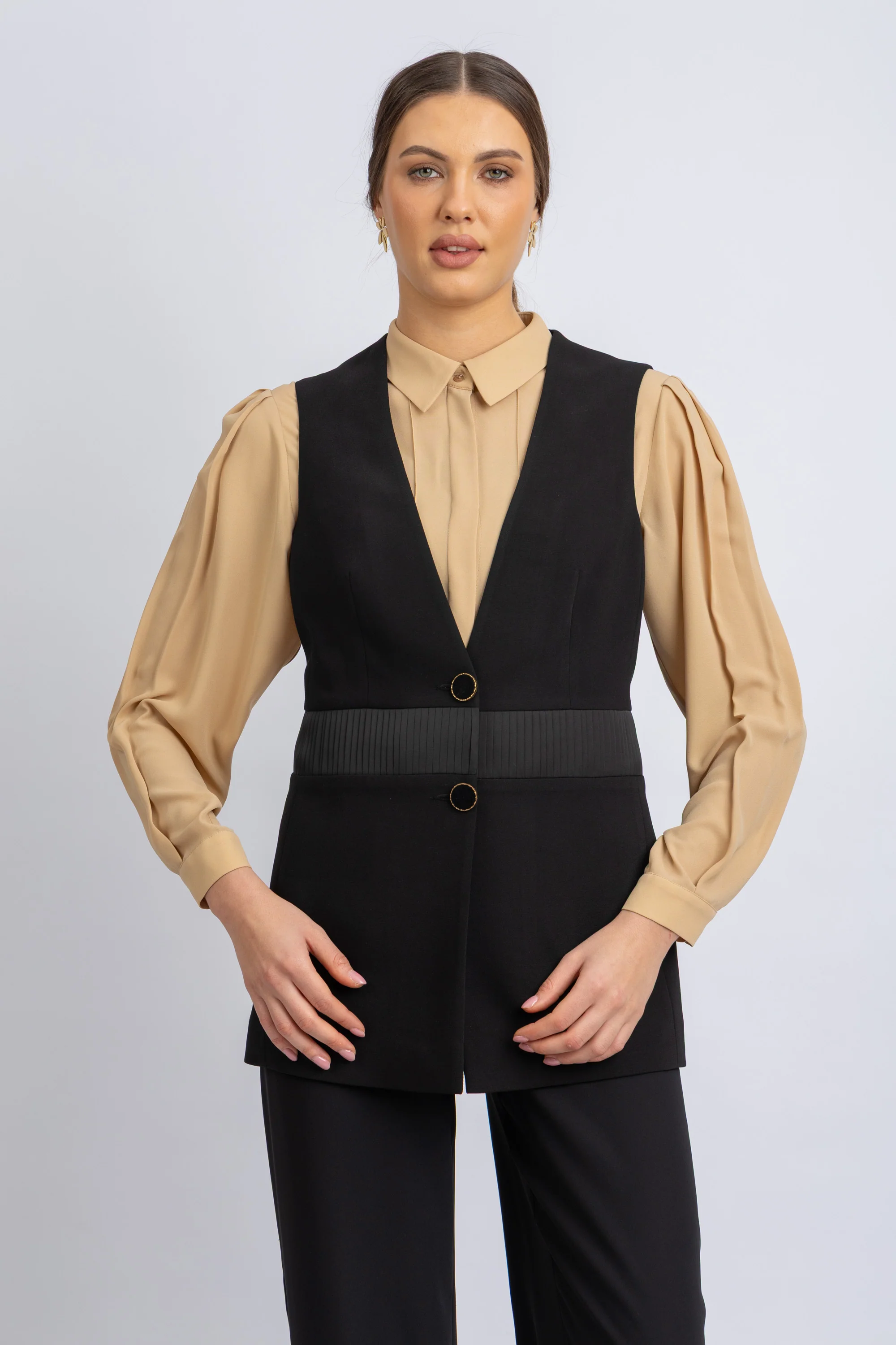 crepe vest - Image 4