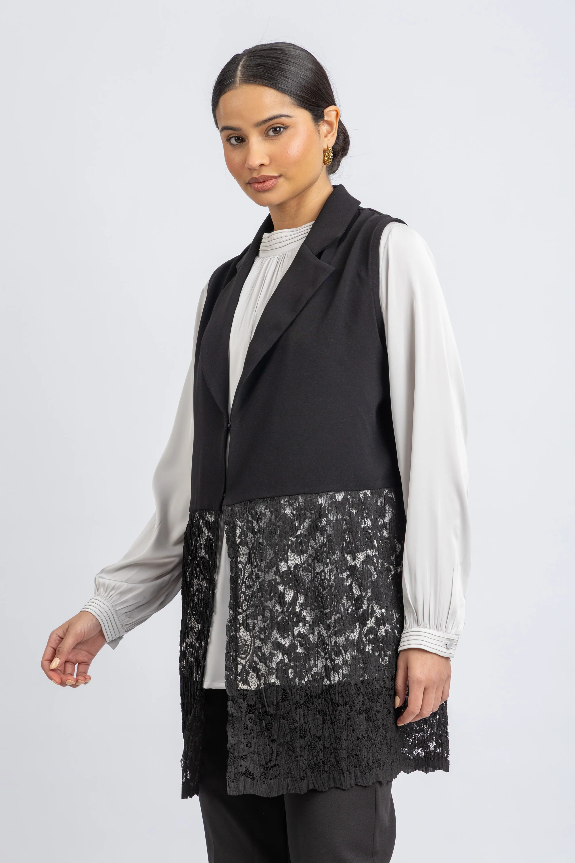 crepe vest - Image 4