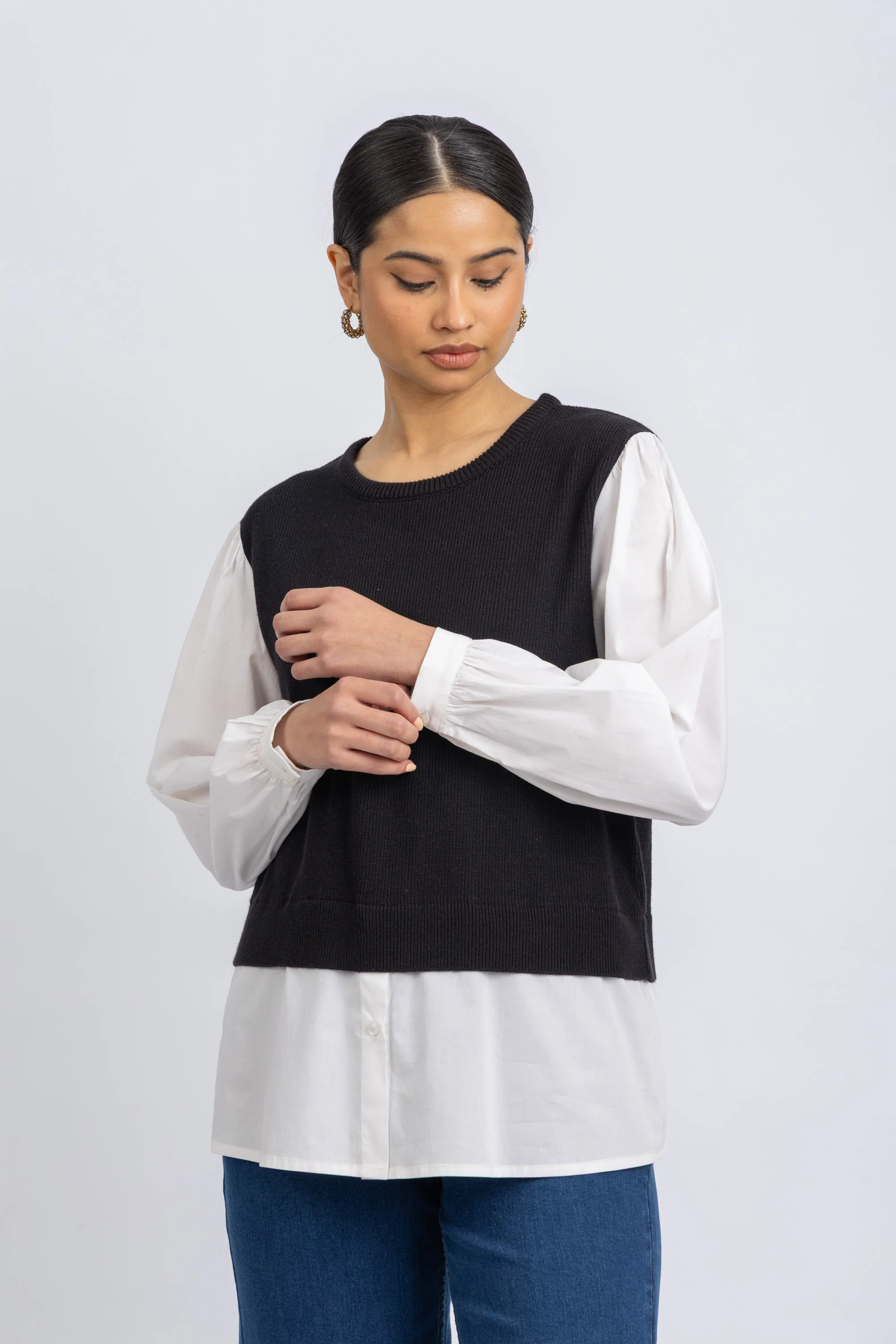 knitwear blouse - Image 2