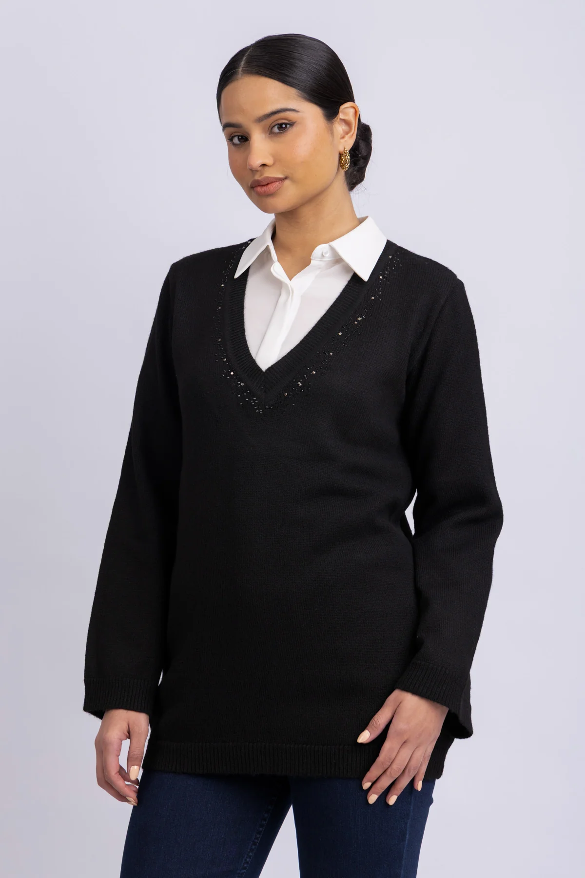 knitwear blouse - Image 2