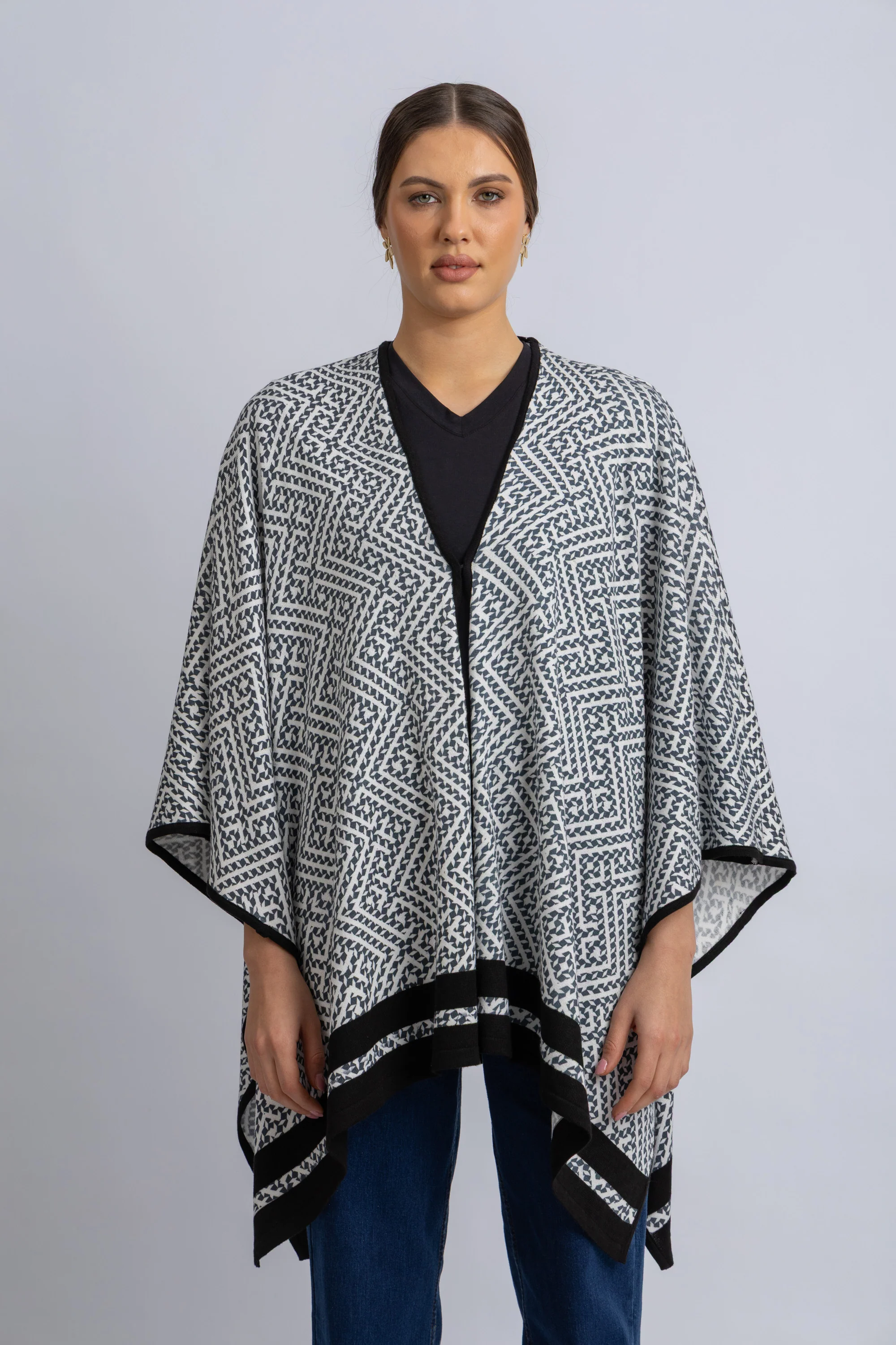 knitwear poncho