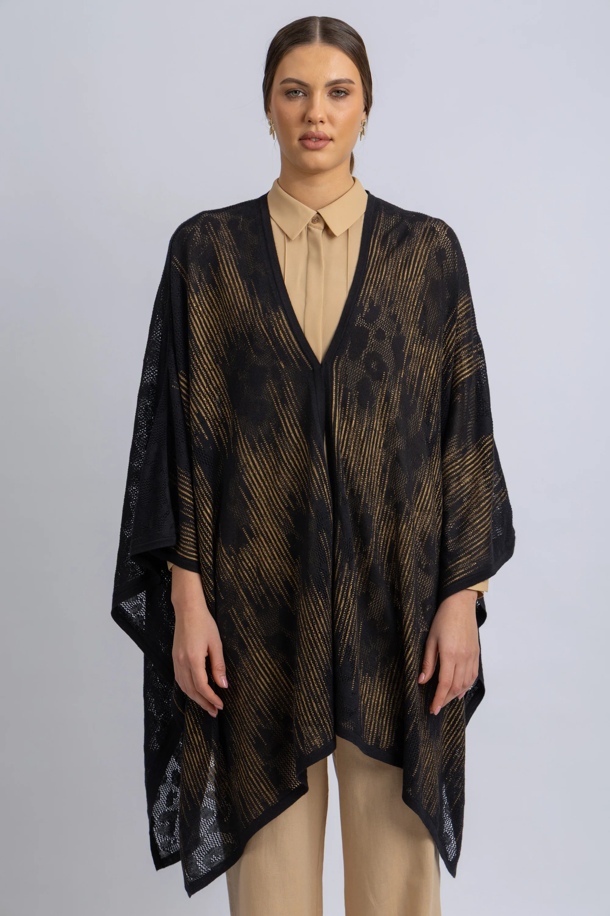 knitwear poncho - Image 2