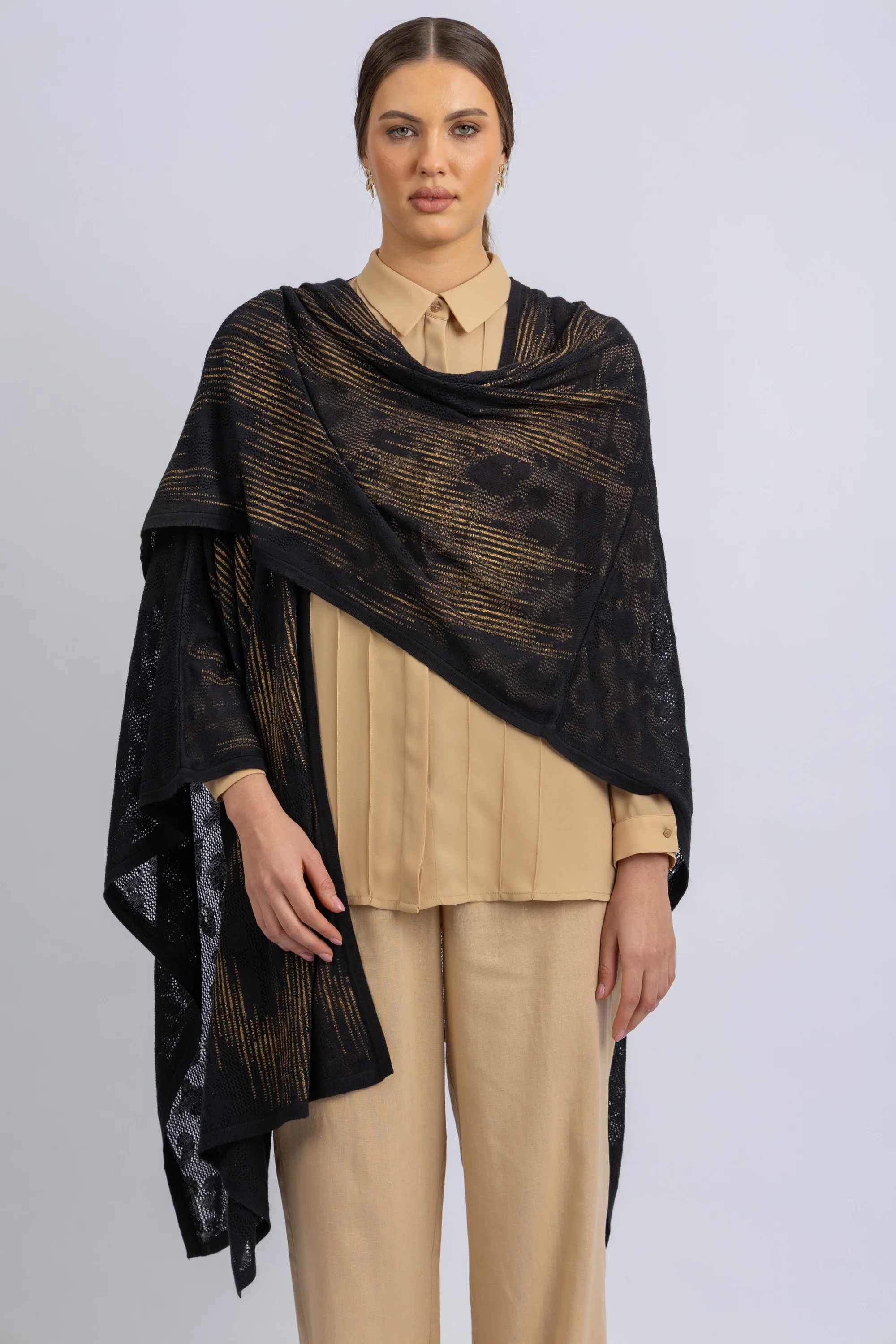knitwear poncho - Image 3