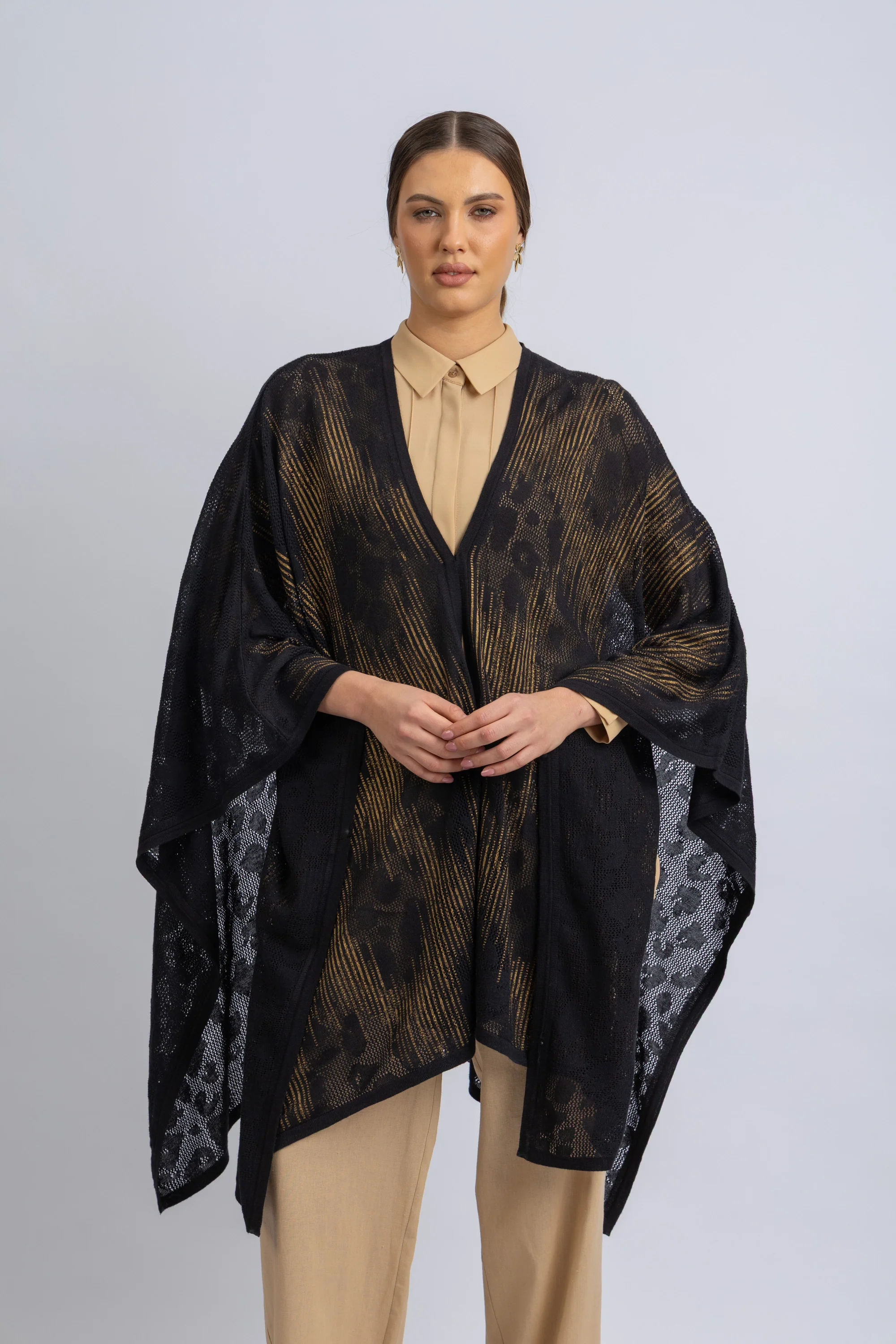 knitwear poncho - Image 4