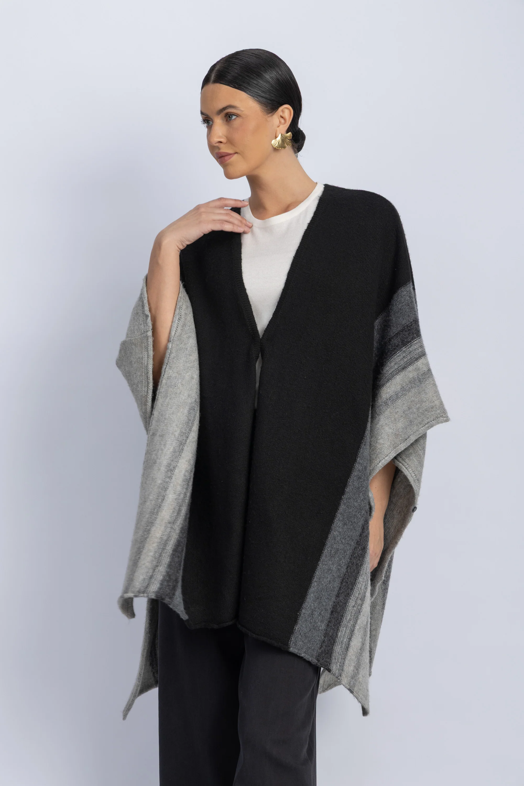 knitwear poncho - Image 3