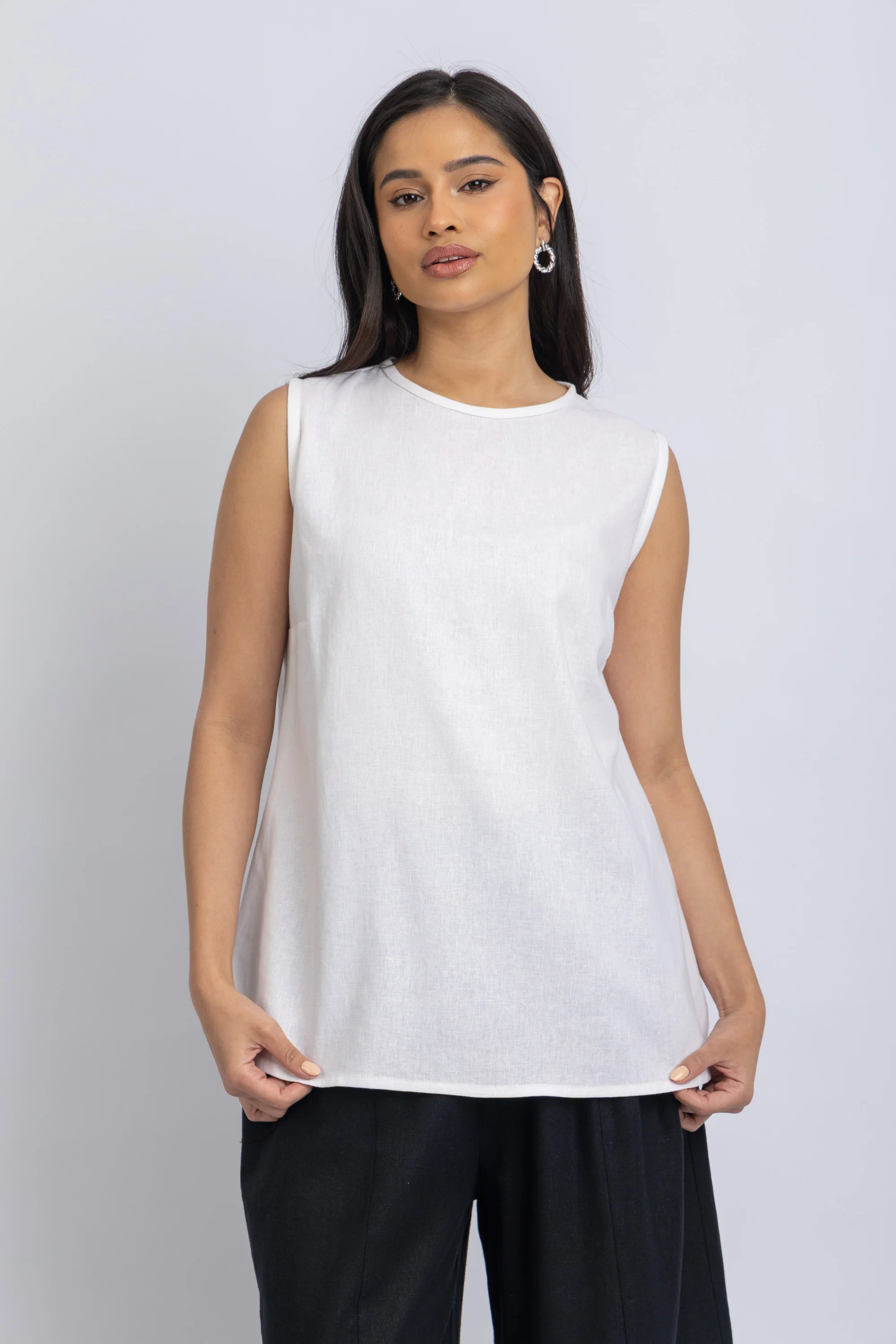 linen top - Image 2