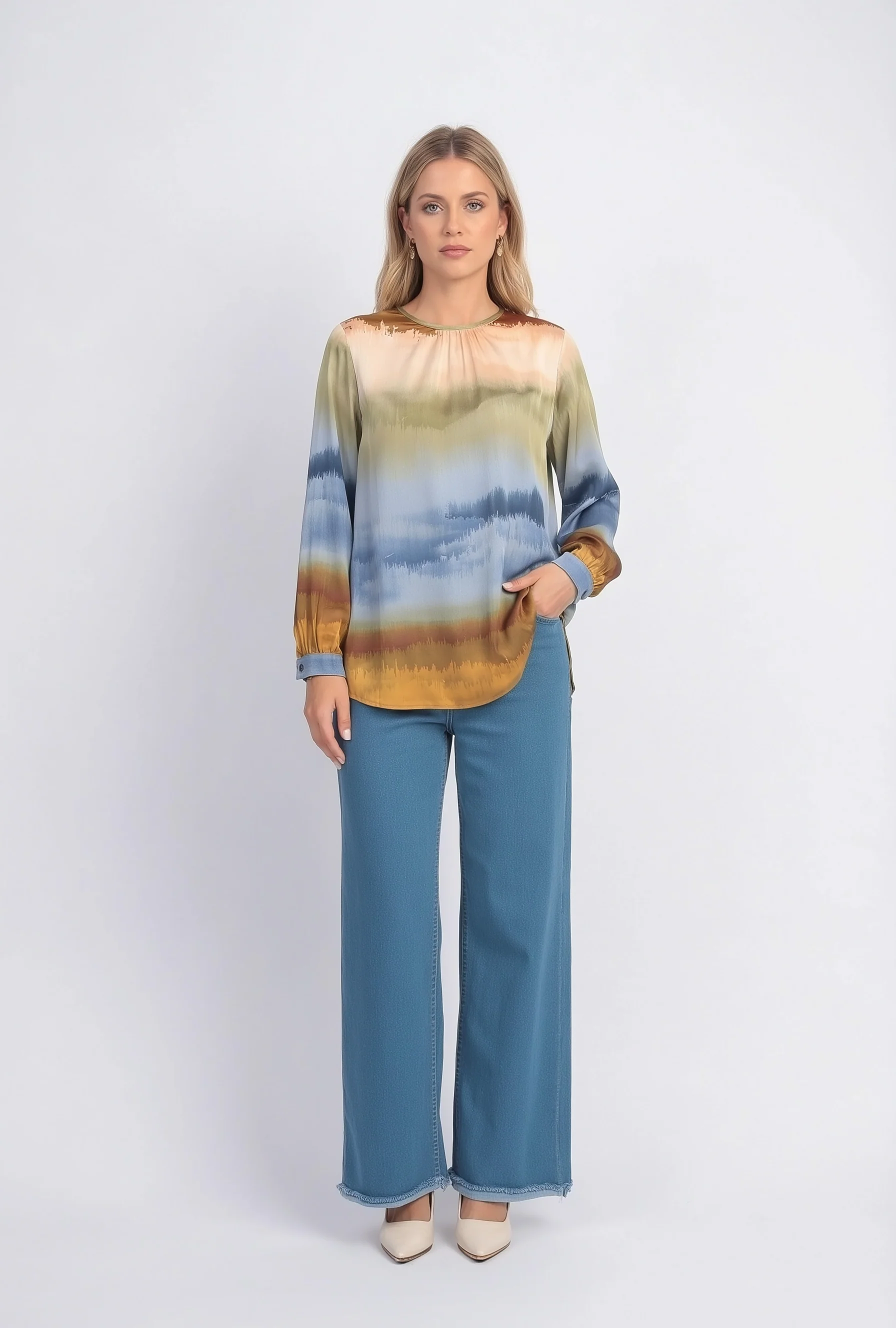 satin blouse - Image 2