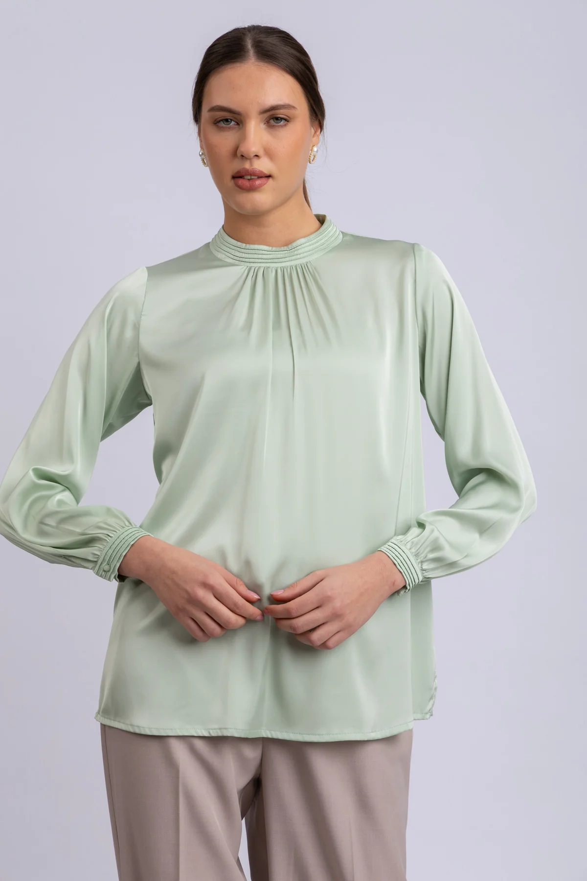 satin blouse - Image 3