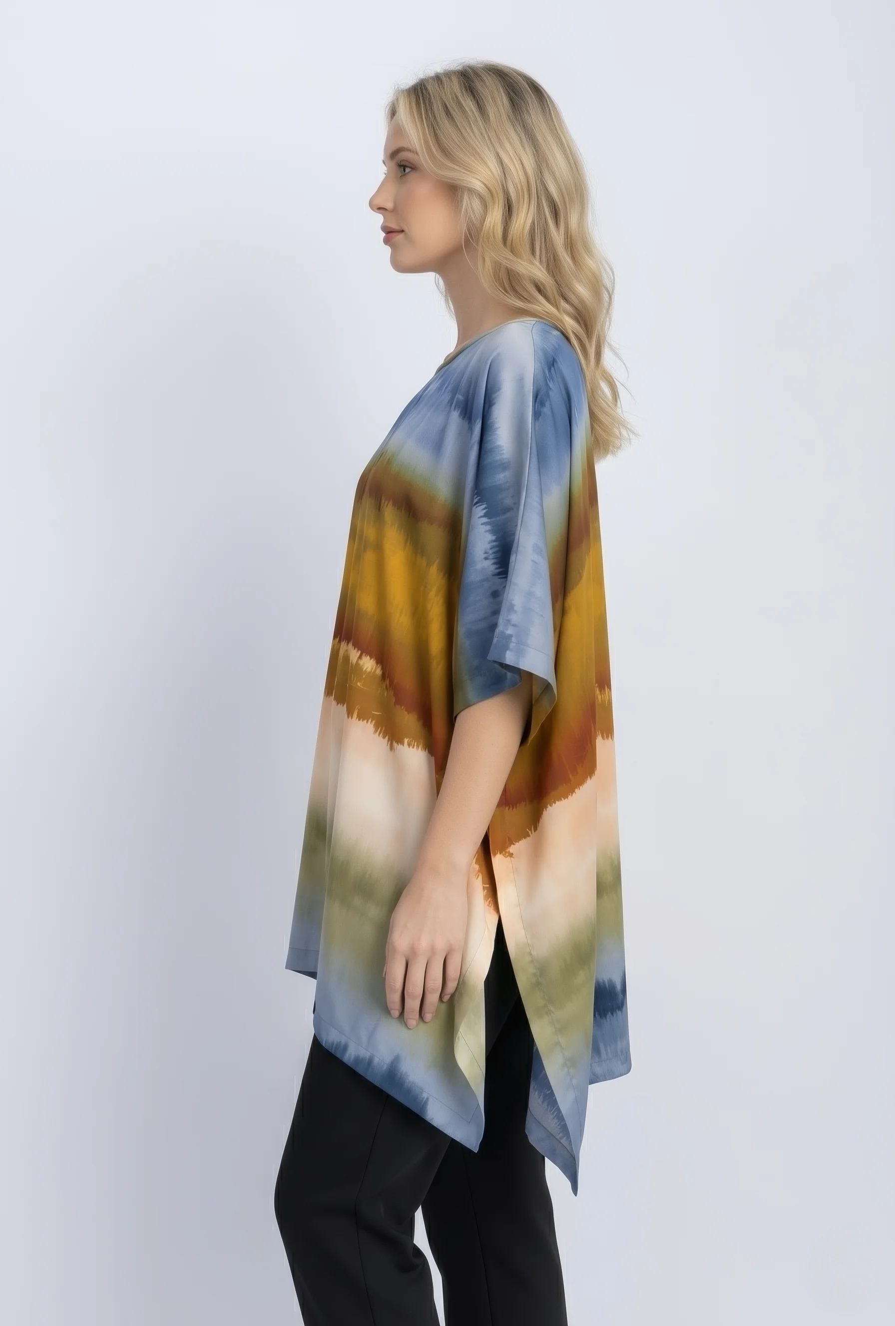 satin poncho - Image 2