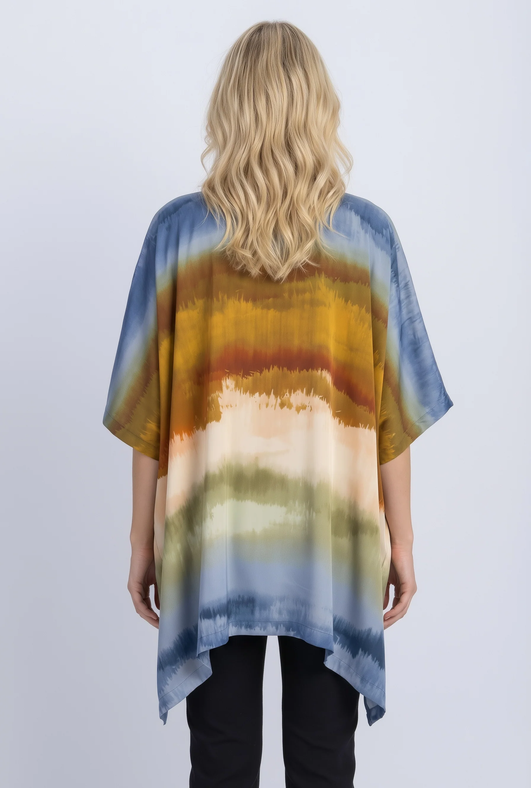 satin poncho - Image 3