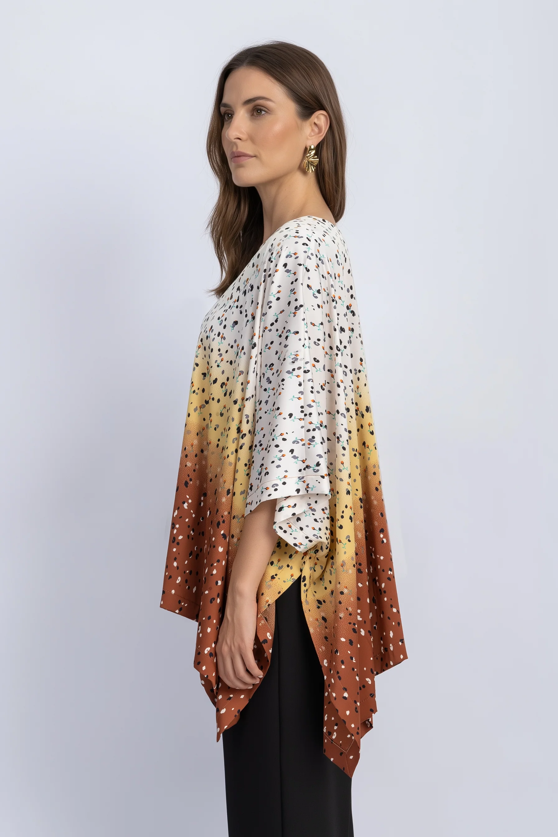 satin poncho - Image 2
