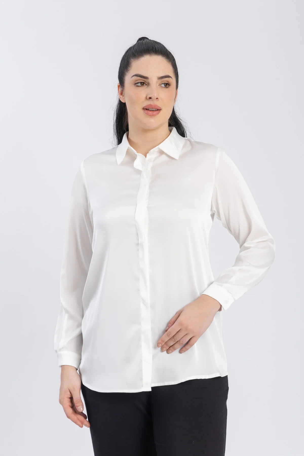 satin shirt - Image 2