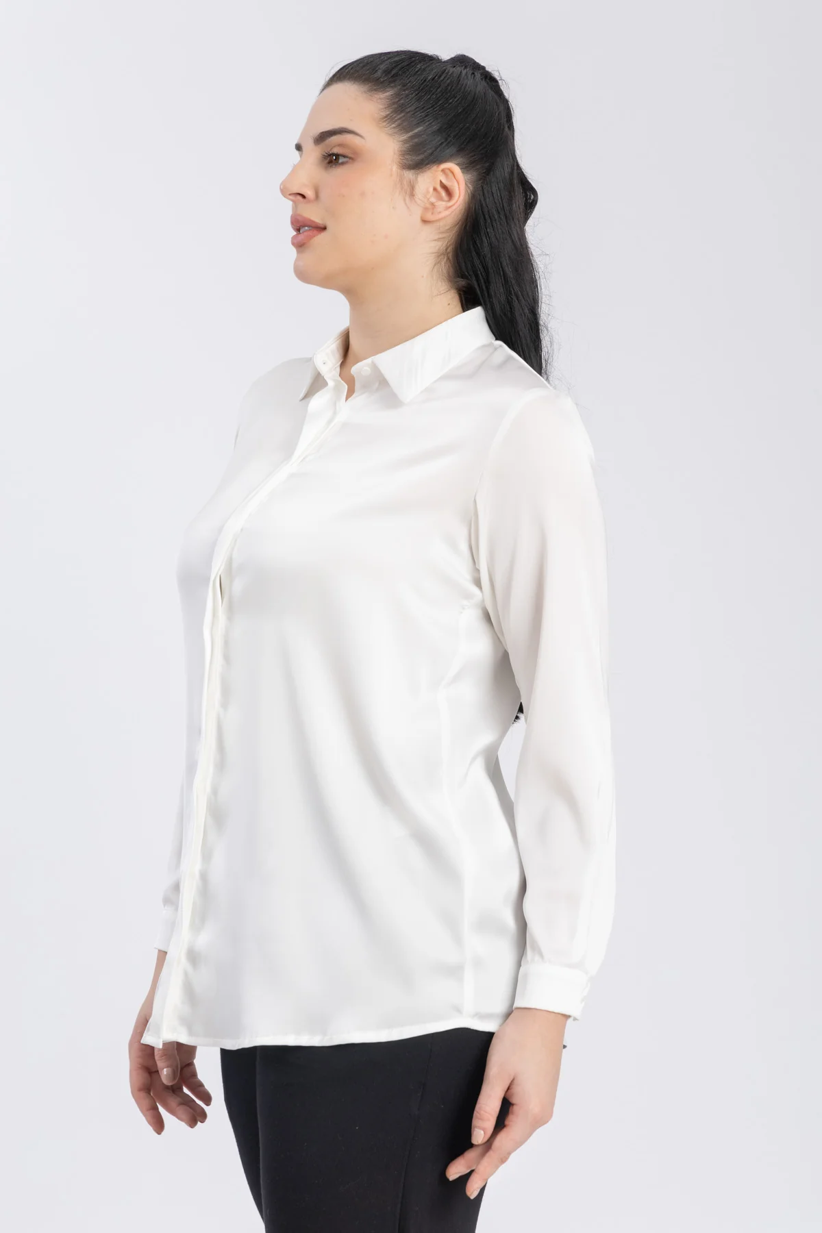 satin shirt - Image 3
