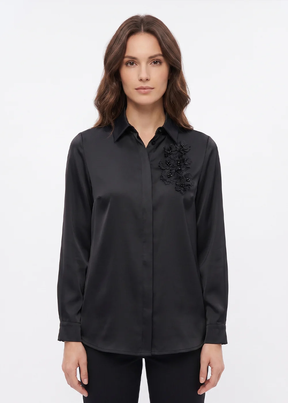 satin shirt