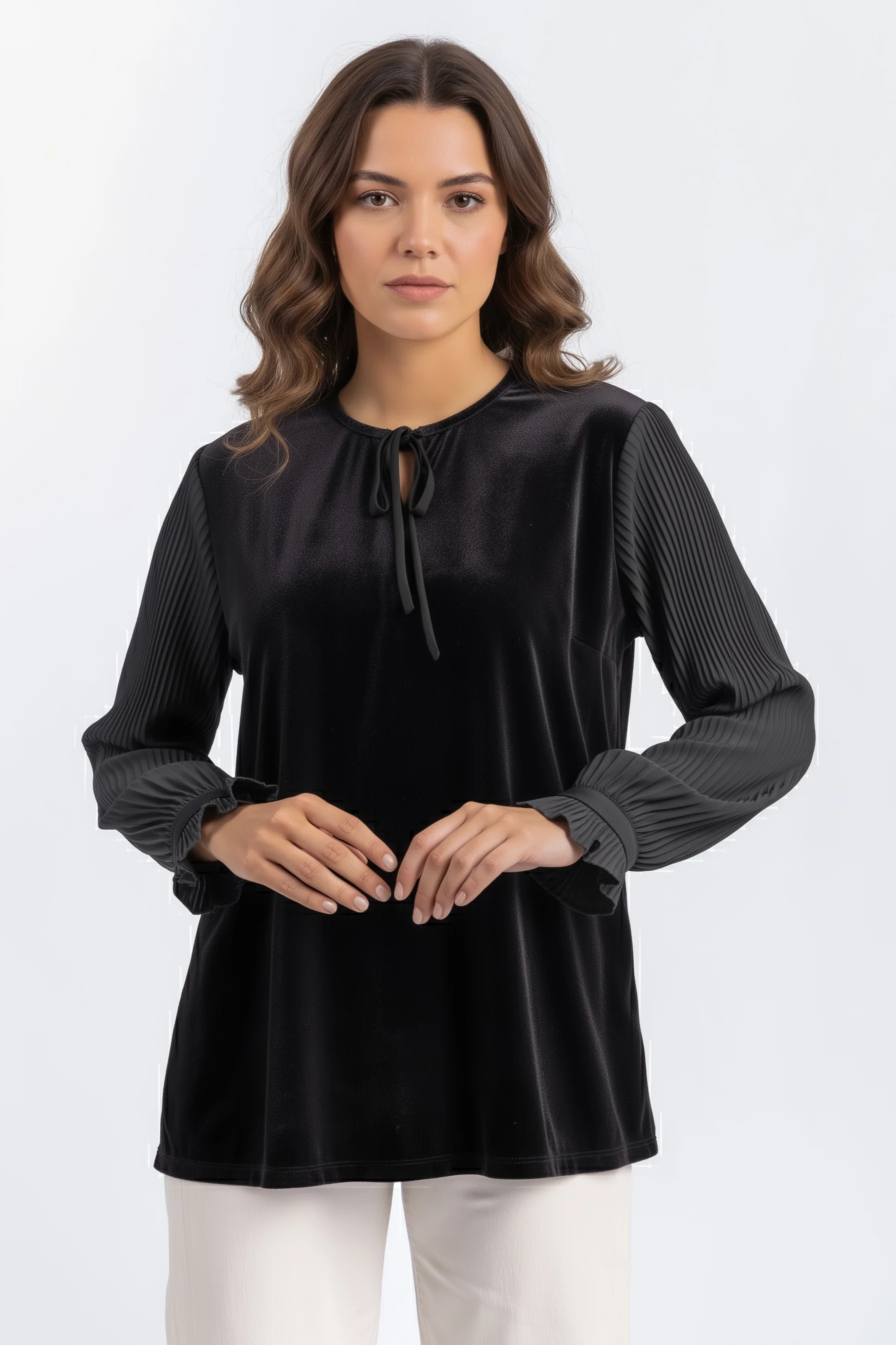 velvet blouse