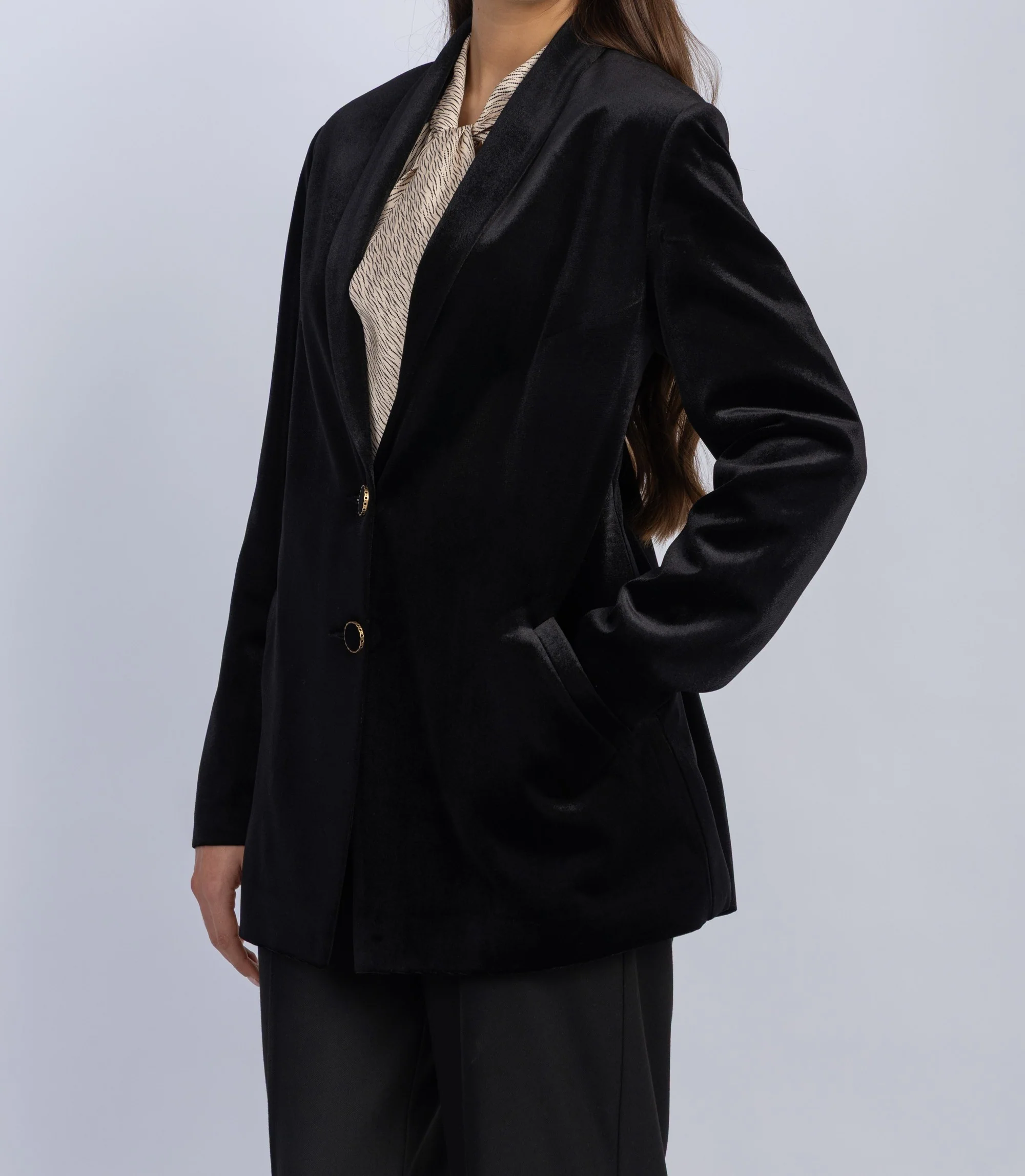 velvet jacket - Image 2