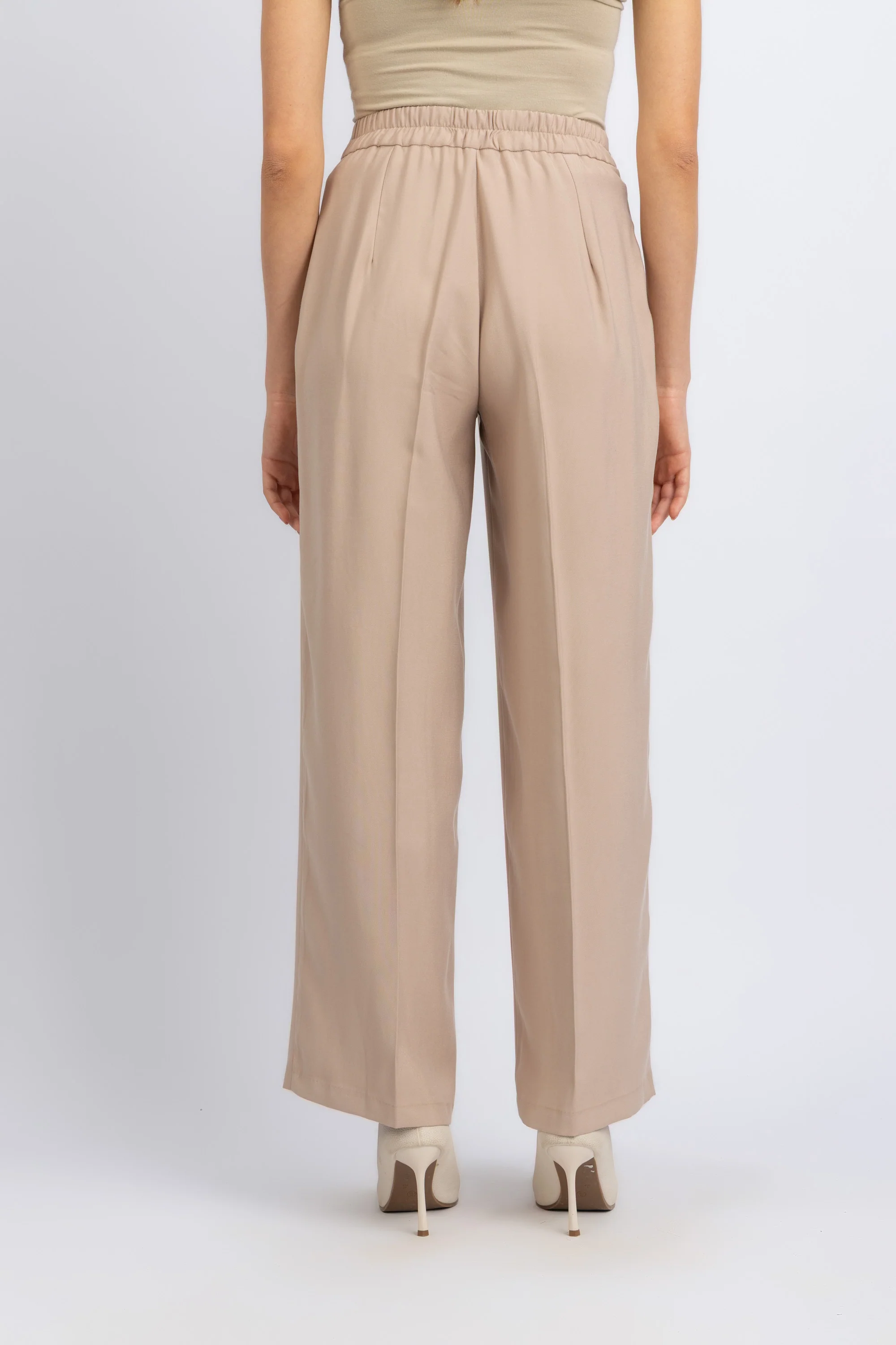 wide cut viscose woven pants - Image 4